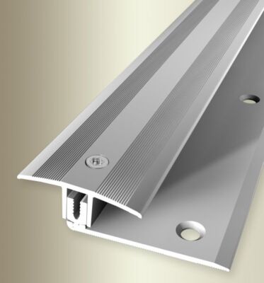 PARKETTFREUND Übergangsprofil COMBI+ PF 888 100 cm 7 - 17 mm Alu elox. Edelstahl