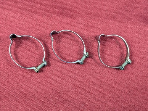 Campagnolo VTG Cable Guide Clamp-On Chrome Set of Three 25.4mm NOS - Picture 6 of 9