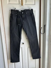 NWT Harley Davidson Black HD Modern Taper Denim Jeans Moto $120 Size 36 x 32