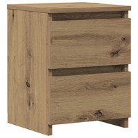Nachttisch Artisan Eiche Massivholz 30X30X40 Cm Bettkommode Beistelltisch