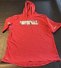 Nike ON FIELD large L shortsleeve hoodie AND shorts Arizona Cardinals