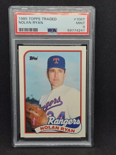 1989 Topps Traded Nolan Ryan #106T PSA 9 MINT Beautiful!