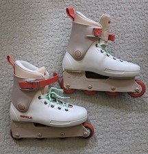 Impala Lightspeed Women's US 9 Sahara White Inline Skates Roller Blades w/ Pads
