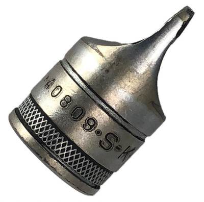 S-K Tools 40809 Drag Link Socket 1/2 Drive Slotted Knurled Made USA Heavy Duty