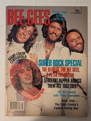1978 BEE GEES Fan Magazine w/ Amazing Saturday Night Fever Back Page Ad
