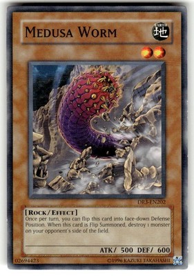 Medusa Worm DR3-EN202 Common / Short Print Dark Revelation Volume 3 Yu-Gi-Oh LP
