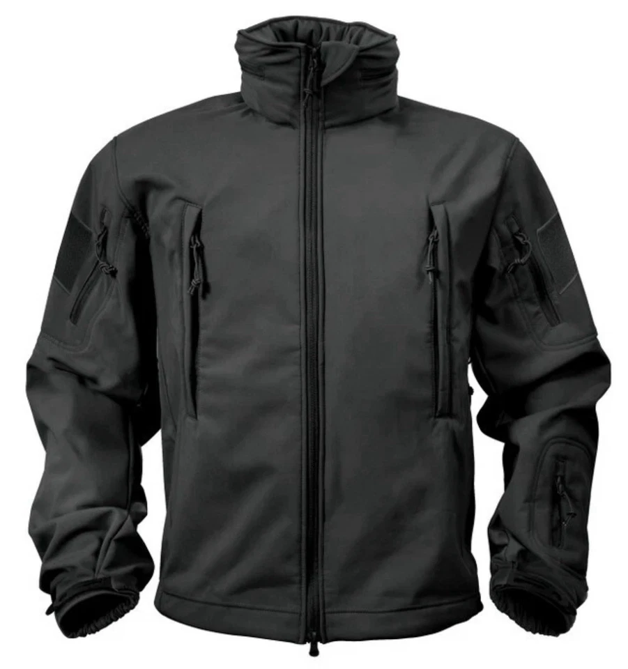 Rothco Military Waterproof Black Special Ops Tactical Softshell Jacket - Sz 3XL - Image 2 of 4