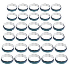 50Pcs Wholesale Lots Changable Vintage Mixed Color Mood Rings Size 6-10