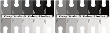 Color Wheel 245557 3505 Gray Scale and Value 1 Count (Pack of 2), Black/White 