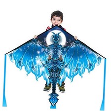 Dragon Kite for Kids  Adults, Easy to Fly Best Beach Kites for Beginners, Ice