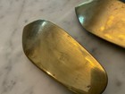 Pair of Vintage Brass Slipper Ashtrays.  Aladdin — photo 4