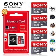 Micro SD Card 32GB 64GB 128GB 256GB 1TB 2TB Micro SD TF Memory Card Adapter lot