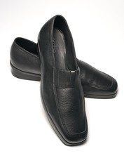 Arche Women s shoes Black Wedge Loafers w/ Fringe, Sz 38 France