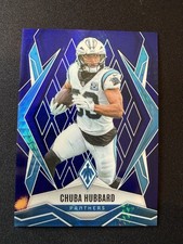 2025 Panini Phoenix Chuba Hubbard Panthers #75 Blue Hyper /199 Football