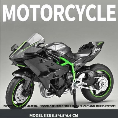 記念グッズ K1218 1:18 Kawasaki Ninja H2R Alloy Motorcycle Model Toy Gift for Kids