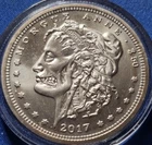 G 2017 Zombucks Z50 Morgue Anne 1 oz .999 Fine Silver Art Round