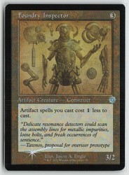 Foundry Inspector (Schematic) #79 Foil - The Brothers' War: Retro Frame
