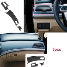 Carbon Fiber Center Dashboard Decorative Panel Trim For Honda Accord 2008-2013