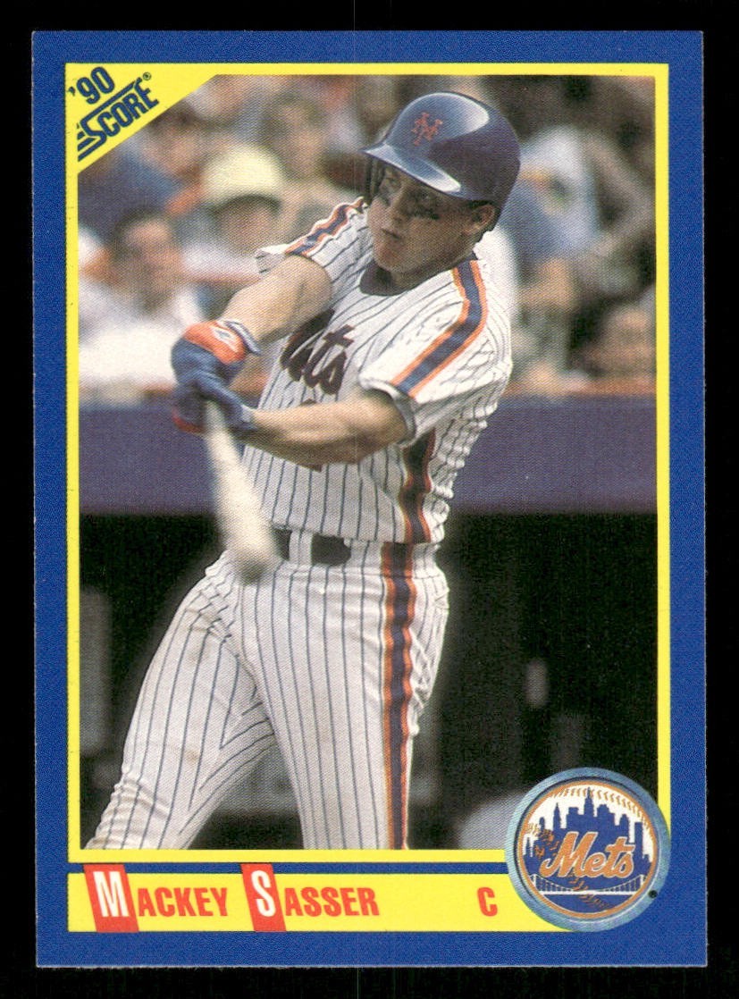 Mackey Sasser 1990 Score #510 New York Mets Baseball Card