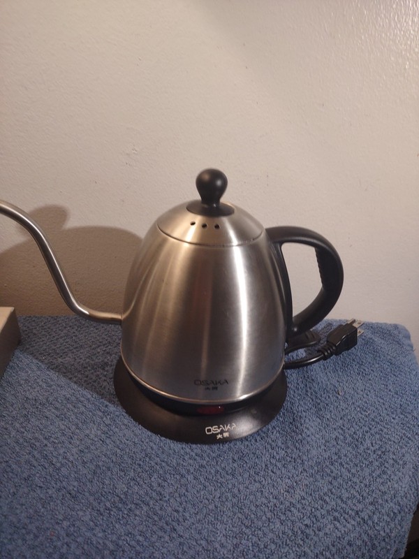Osaka 1 Liter Tokyo Tower Electric Quick Boil Water Kettle Coffee W/Base WORKS!