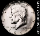 1965 Silver Kennedy Half Dollar - Choice Gem Brilliant Unc  Lustrous  #L2800