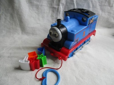 Thomas The Tank Engine Pull And Play Toy Two In One Puzzle 9'' Good Condition
