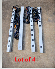 BRETFORD L30-E 15-OUTLETS ELECTRICAL UNIT 34.5"-w/19ft Power Strip Cord Lot of 4