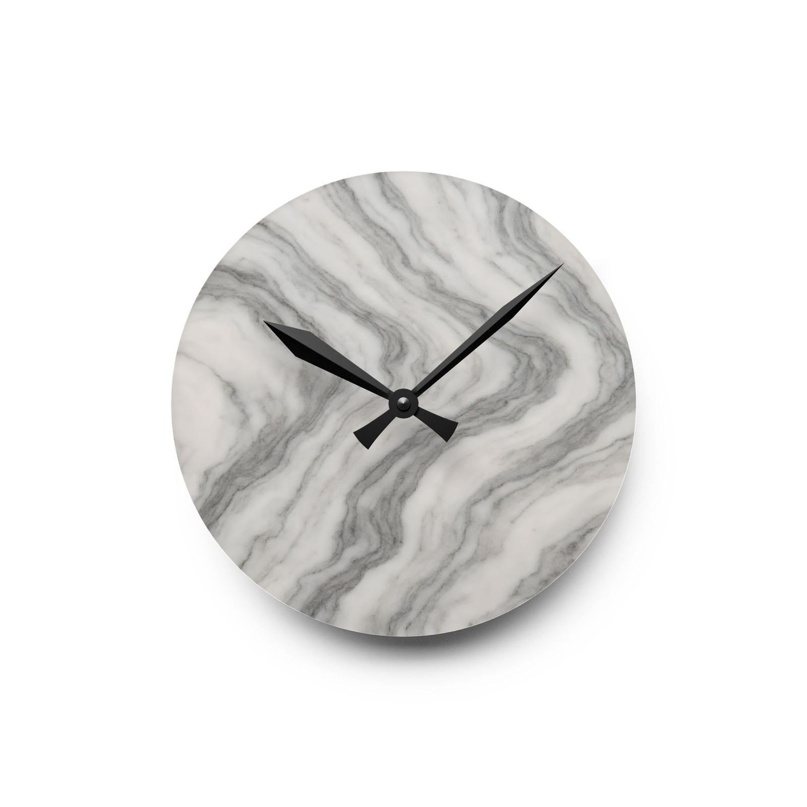 Elegant Marble Design Acrylic Wall Clock, Modern Home Decor, Office Wall Art