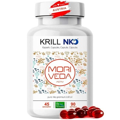NKO  Krillöl Kapseln I Testsieger I Omega 3,6,9 Astaxanthin I 90 Softgels