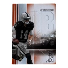 Carter Bradley #131 Orange /50 2024 Topps Signature Class Rookie Card. rookie card picture