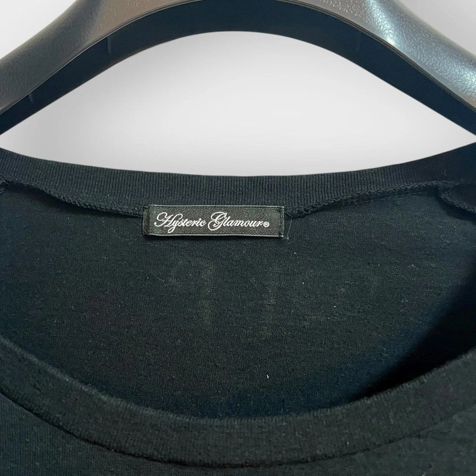 Hysteric Glamour Nude Girl Round Logo LS Tee - Image 4 of 4