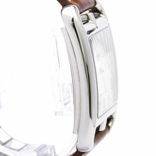 Hermes Cape Cod Watch Quartz Stainless Steel Leather wrist 18cm CC1.810 8