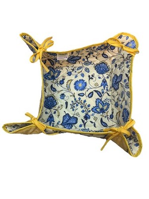 Vent Du Sud French Country Provence Floral Fabric Collapsible Reversible Basket