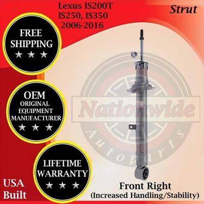 KYB OEM Front Right Strut For 2006-2016 Lexus IS200T/IS250/IS350 9yr Warranty
