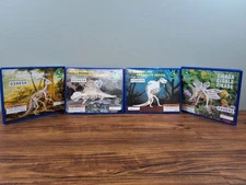 IQ Assembling Products Series Wooden Models 3 Dinosaur & Cicada Lot New Read