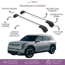 ERKUL Roof Rack Cross Bars Fits Kia EV9 2024-2025 Aluminum Lockable OPEN-BOX
