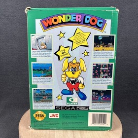 SEGA CD - Wonder Dog [Green Version] - Complete, DMG Box - Refurbished, VG