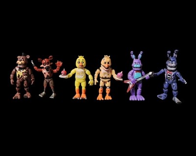 Funko: 2016 Five Nights At Freddy's Set Of 6, 2'' Vinyl Figurines