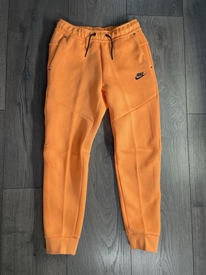 Nike Sportswear Tech Fleece Orange Joggers Kids Size Large New HV5869-833