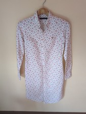 Ralph Lauren Polo Womens Cotton Shirts Dress Floral AOP Sz 7 small 90s Y2k Vtg