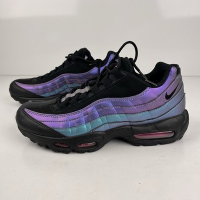 Nike Air Max 95 Premium Throwback Future 538416-021 SZ 9.5 Black/Purple/Blue