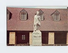 Postcard Chief Blackhawk (Sac-Fox) Blackhawk State Park Rock Island Illinois USA