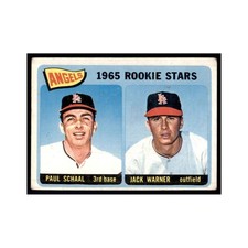 1965 Topps Paul Schaal/Jack Warner RC Baseball Cards #517