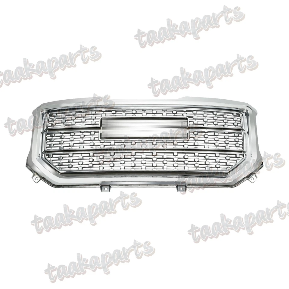 Chromed Grille For 2016 2017 2018 GMC Sierra 1500 Front Upper Grill 2019 Limited Foto 2 de 4
