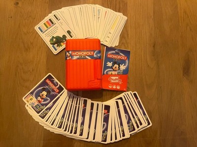 MONOPOLY DEAL SHUFFLE Disney - Hasbro - Vollständig Rote Box Neuwertig 