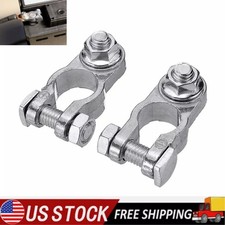 2pcs Universal Battery Terminal Connectors Top Post Clamp For Car Marine 16-18mm 2pcs Universal Battery Terminal Connectors Top Post Clamp For Car Marine 16-18mm
