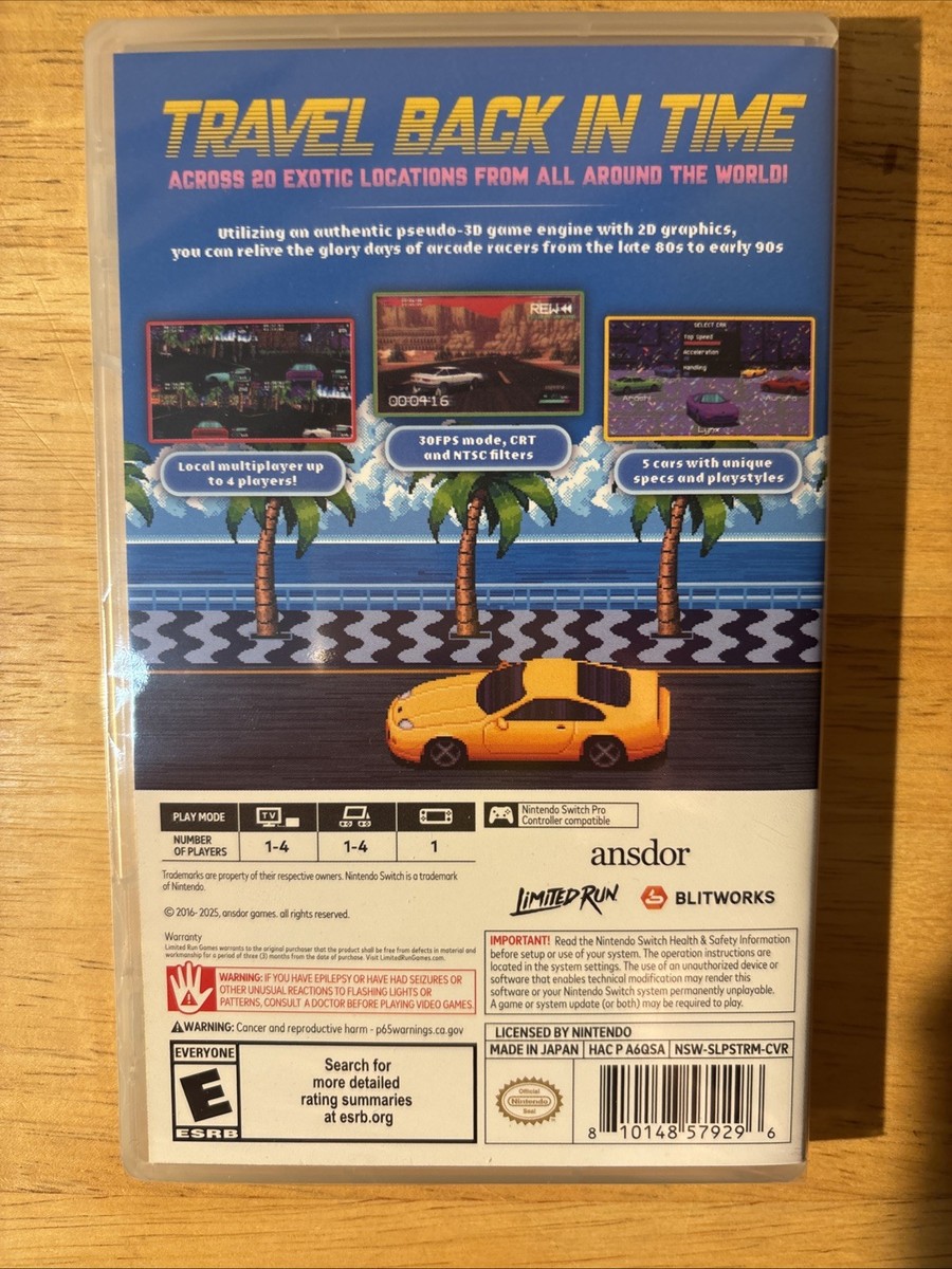 BRAND NEW SLIPSTREAM LIMITED RUN GAMES SLIP STREAM NINTENDO