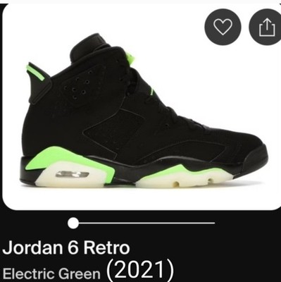 Jordan 6 Retro (2021) ''Electric Green'' M11.5 EUC W/BOX CT8529-003 