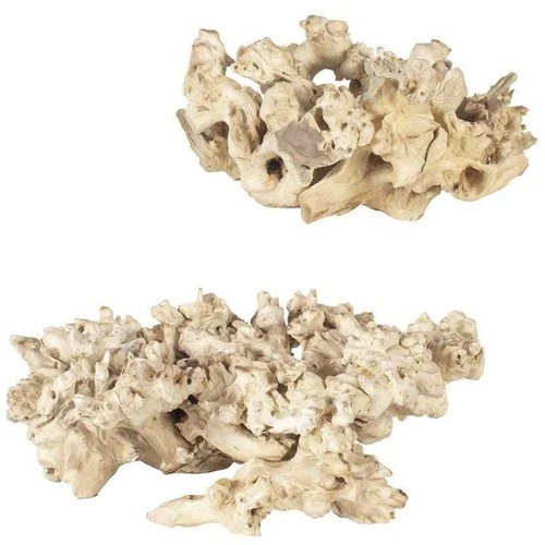 Uttermost 17141 Elemental Root Bleached Residi Wood Outdoor Sculptures, Set of 2 - Picture 2 of 6