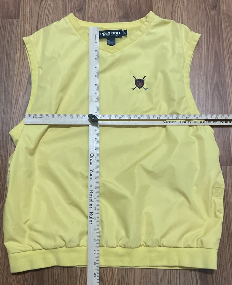 Ralph Lauren Polo Golf Chaleco Para Hombres Grande Windshirt Shell Foto 2 de 4